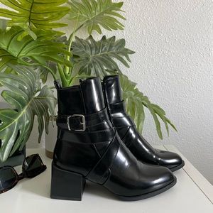 Black Nasty Gal Boots Size 7